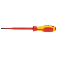 Отвертка KNIPEX 982055SL, шлицевая тонкая SL5.5*1*125