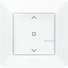 Legrand Коллекция умных устройств Valena Life with NETATMO. Умный выключатель рольставней 500 ВА 230В. Цвет Белый