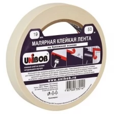 Скотч малярный Unibob, 19 мм x 50 м