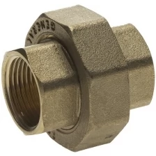 Соединитель GENERAL FITTINGS с накидной гайкой, латунь, г/г, 3/4″