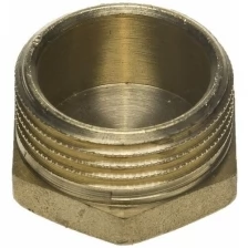 Заглушка GENERAL FITTINGS латунь, 6-ти гранная головка, наружная резьба, 1″