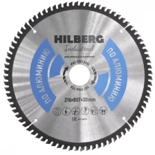 Диск пильный по алюминию HILBERG HA216 216*80*30мм