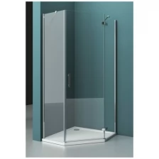 Душевой уголок BelBagno Kraft 90х90 KRAFT-P-1-90-C-Cr-R профиль Хром стекло прозрачное