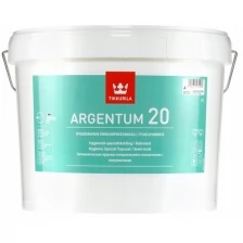 Краска антимикробная Tikkurila ARGENTUM 20 A полуматовая 2,7л