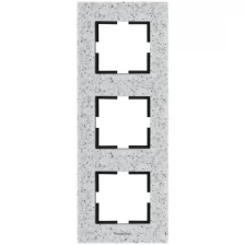 Рамка Panasonic Karre Plus (WKTF08133CD-RU) 3x верт.монт. камень сумеречный (упак.:1шт)