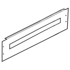 Фальш-панель для ВРУ 150х600мм с вырезом TDM (Цена за: 1 шт.)