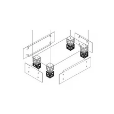 ABB Элемент угловой цоколя H=100мм (4шт)