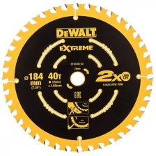 Диск пильный DEWALT 184*16 мм T40 DT10303-QZ