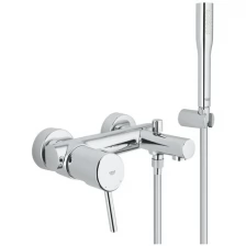 Смеситель для ванны Grohe Concetto с душевым гарнитуром, хром 32212001