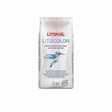 Цементная затирка LITOKOL LITOCOLOR L.14 антрацит 2 кг