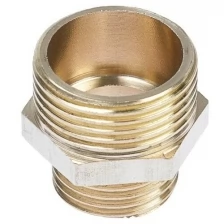 Ниппель OTMO, 3/4"x1/2", наружная/наружная резьба, никелированная латунь