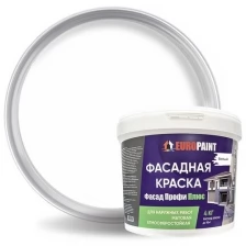 Краска EUROPAINT для фасада, акриловая, быстросохнущая, 1,4 кг, Бетон